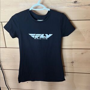 Fly Racing Women's Black Short Sleeve Tee